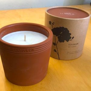 NWOT PF Candle Co. Geranium Candle